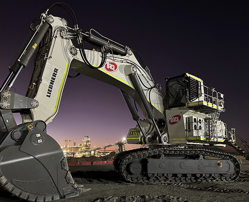 Liebherr R 9300 makes Australian debut | Silverstone Australia